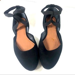 Bernardo Women lush suede ballerina flats sz 9,5